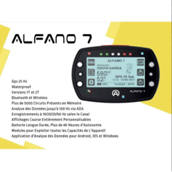 Alfano 7 2T système d'acquisition de données GPS, sonde T°eau+rallonge